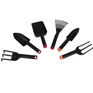 6-Piece Out of doors Plastic Backyard Instrument Set – Mini Handheld Shovel and Rake for Planting from Manufacturing facility Outlet