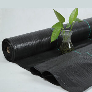 PP Woven Membrane PE Floor Cowl Mesh Weed Management Mat Roll – Anti-Grass Material for Backyard Provides and Mulching