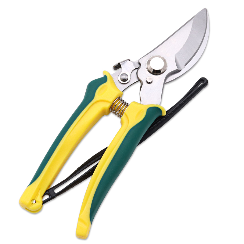 Skilled Anti-Slip Bud Trimmer Scissors - Backyard Snips with Curved Plastic Dealt with Blades