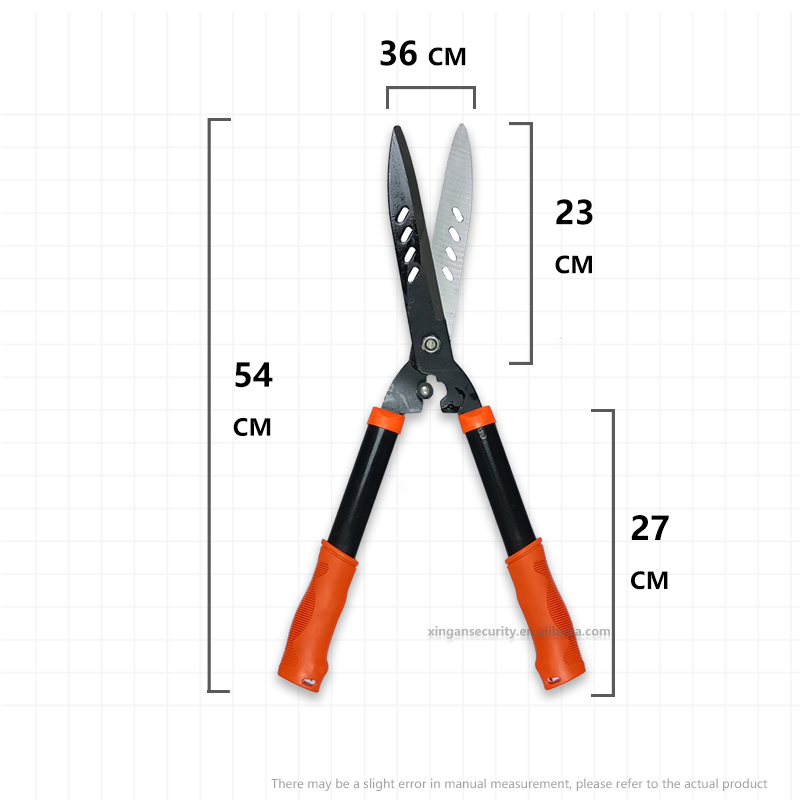 XINGAN Skilled DIY Pruner for House Use - Lengthy Deal with Straight Edge Backyard Hedge Scissors for Tree and Fence Trimming